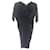 Robe noire en maille Moschino Laine  ref.576613