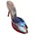 Christian Louboutin Me Dolly sandals with silver metallic red sole Silvery Leather  ref.576639