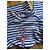 Jean Paul Gaultier Top de rayas, taille 38. Azul - vista 5