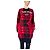 Philipp Plein SS Tartan Woll Minikleid Schwarz Rot - Ansicht 2