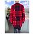 Philipp Plein SS Tartan Woll Minikleid Schwarz Rot - Ansicht 3