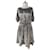 Autre Marque Dresses Grey Silk  ref.576854