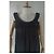 Vestido de seda Balona Designers Remix Negro - vista 2