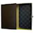 Louis Vuitton Damier Graphite Brazza Long Wallet Black Dark grey Fur  ref.576906