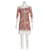 Diane Von Furstenberg Mini-robe à maillons en jersey de soie DvF Ruri Multicolore  ref.577003