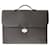 Hermès Sac à dépêches Grey Leather  ref.577152
