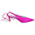 Autre Marque The Attico Venus Slingback Heels in Fuchsia Pink Silk  ref.577562
