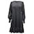 Marc by Marc Jacobs CO. Vestido de malha com mangas bispo em lã preta Preto  ref.577659