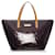 Louis Vuitton Purple Vernis Bellevue PM Brown Light brown Leather Patent leather  ref.577931