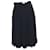 Chanel Pleated Skirt in Navy Blue Silk  ref.578042