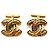 Timeless Gemelli classici senza tempo trapuntati CC Chanel in oro D'oro