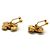 Timeless Gemelli classici senza tempo trapuntati CC Chanel in oro D'oro - vista 7