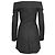 Abito giacca Dior con spalle scoperte in lana nera - vista 3