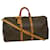 Louis Vuitton Keepall Bandouliere 55 Brown Cloth  ref.578744
