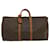 Louis Vuitton Keepall Bandouliere 60 Brown Cloth  ref.579030