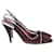 Zapatos de salón Prada Slingback en ante marrón Castaño Suecia  ref.579129