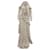 Haut à épaules dénudées et jupe longue étagée Erdem en soie à imprimé floral  ref.579178
