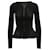 Alaïa Zip Cardigan in Black Wool  ref.579365
