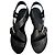 Sandali Kenzo in pelle nera con cinturino grosso Nero