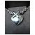 Chaumet Maglie a cuore e catena in oro bianco modello grande - vista 7