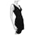 Diane Von Furstenberg Vestido negro Fawn de DvF Vintage Algodón Poliéster  ref.579470