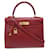 Hermès hermes kelly Red Leather  ref.579594