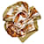 Hermès Sciarpa di seta bianca Hermes Porte Bonheur Bianco Multicolore Panno  ref.579845