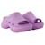 Balenciaga Pool Crocs Slide Rub en morado Púrpura  ref.580318