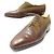 SCARPE AUBERCY RICHELIEU 6.5 41 SCARPE PELLE SCAMOSCIATA BIMATERIALE Nero