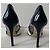 Décolleté Diane Von Furstenberg in vernice nera blu e bianca Nero Bianco - vista 3