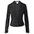 Diane Von Furstenberg Slim-Fit-Blazer aus schwarzer Viskose Zellulosefaser  ref.580609
