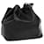 LOUIS VUITTON Epi Petit Noe Shoulder Bag Black M44102 LV Auth bs1012 Leather  ref.580795