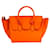 Céline Corbata Celine Naranja Cuero  ref.581381