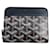 Goyard Matignon PM wallet Black Cotton  ref.581444