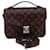 LOUIS VUITTON Monogram Anfrarouge Pochette Metis MM Shoulder Bag M41462 JK1653a Black Red Cloth  ref.581615