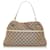 Gucci Brown GG Canvas Eclipse Tote Bag White Beige Leather Cloth Pony-style calfskin Cloth  ref.581743