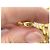 NEUER VINTAGE CHANEL KETTENGÜRTEL 3 ROWS MEDAILLON LOGO CC T 65 75 Gürtel Golden - Ansicht 6