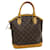 Louis Vuitton Lockit Brown Cloth  ref.582216