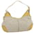 Céline CELINE Paris Macadam Canvas Shoulder Bag White Beige Auth fm1375 Cloth  ref.582476
