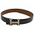 Hermès HERMES Constance H Buckle Gürtel Leder Schwarz Silber Auth gt2366