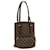 Louis Vuitton Bucket Brown Cloth  ref.583097