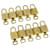 Louis Vuitton padlock 10set Gold Tone LV Auth jk1307 Metal  ref.583281