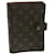 LOUIS VUITTON Monogram Agenda MM Day Planner Cover R20105 LV Auth nh550 Toile  ref.583502