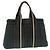 Hermès HERMES Troca Bolsa de mão horizontal PM Lona Preta Auth yt722 Preto