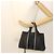 Hermès HERMES Troca Bolsa de mão horizontal PM Lona Preta Auth yt722 Preto - vista 23