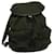 PRADA Backpack Nylon Leather Khaki Auth ar6969  ref.583933