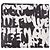 Alexander Mcqueen Portafoglio Biffold Allover in Pelle Nera e Bianca - vista 2