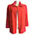 Baumwolljacke von Hermès Rot Baumwolle  ref.584168