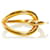 Hermès Hermes Gold Jumbo Hook Scarf Ring Métal Doré