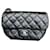 Chanel Uniform shoulder belt bag Black Leather  ref.584958